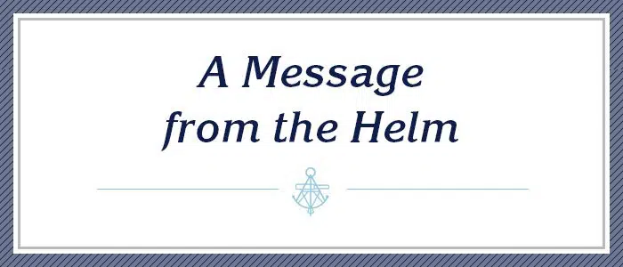 A Message from the Helm | Boston Yacht Sales
