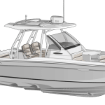 Solara S-250 Center Walkaround - Light Gray Hull