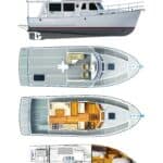 Helmsman Trawlers 38 Sedan Layout 1A Stateroom