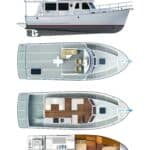 Helmsman Trawlers 38 Sedan Layout 2 Staterooms