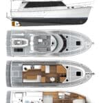 Helmsman Trawlers 43 Sedan Profile Layout