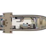 Layout Deck | 2026 Schaefer 660 Motor Yacht
